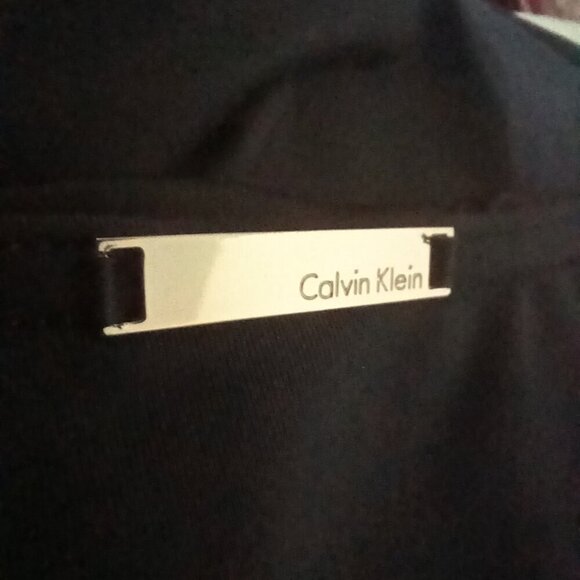 Calvin Klein Black Ruched Tank Skirted Swimdress Super Cute NWOT Sz 4 - Picture 7 of 7